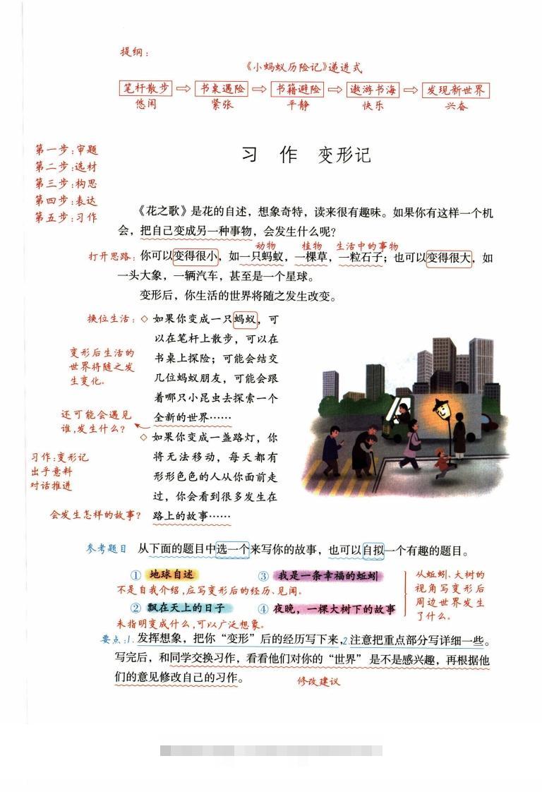 六年级上册语文作文范文-资源V站