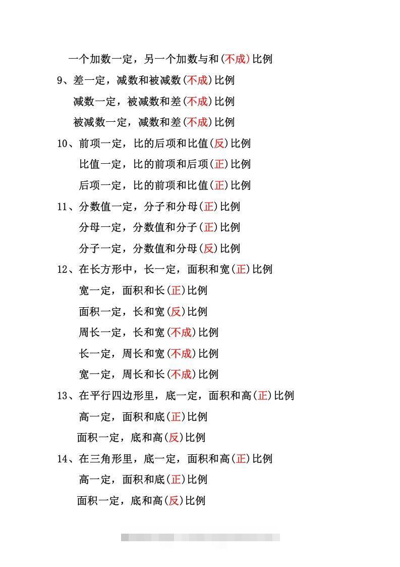 图片[2]-六年级下册数学正反比例专项练习-资源V站