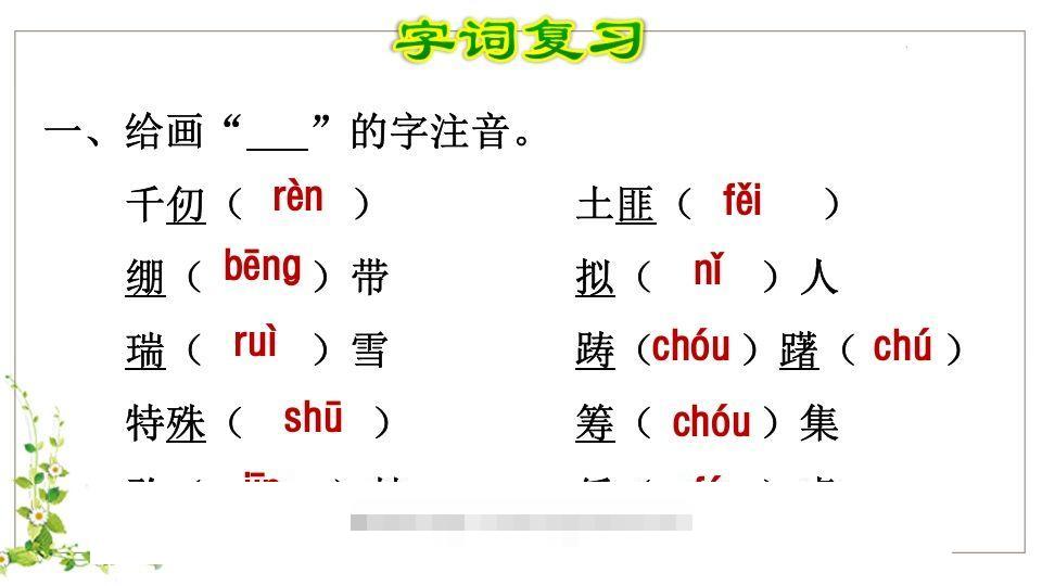 图片[2]-五年级语文下册第4单元知识点课件（部编版）-资源V站