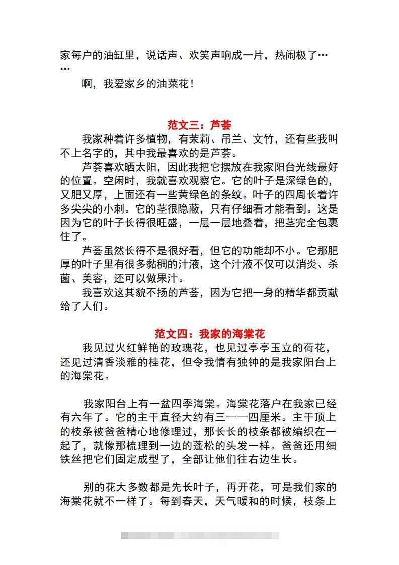 图片[2]-三年级语文下册1-8单元作文范文-资源V站