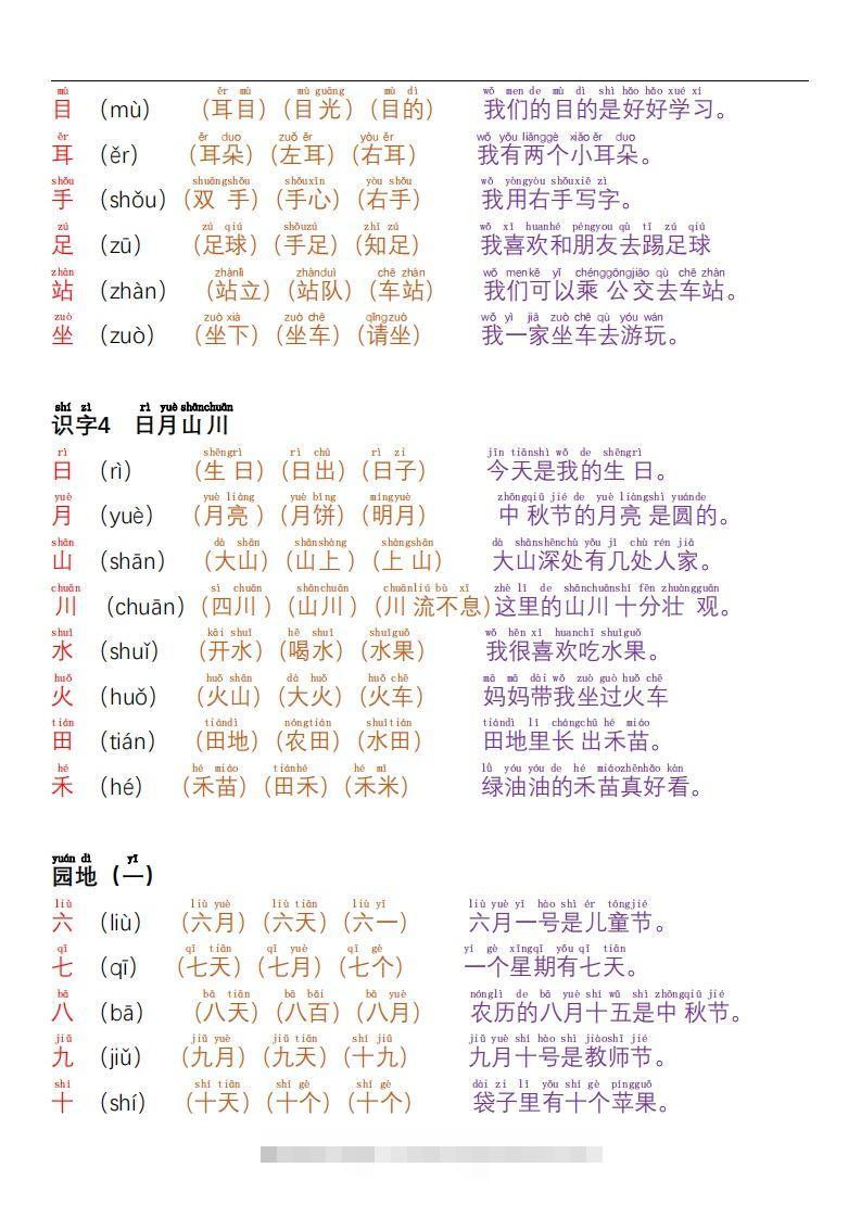 图片[2]-【24秋-每日晨读彩色阅读本】一上语文-资源V站