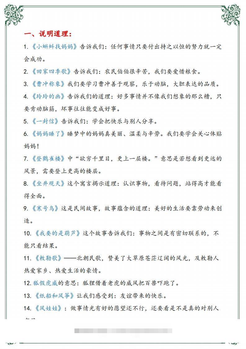 图片[2]-【总复习资料】二上语文-资源V站