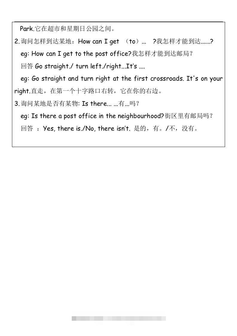 图片[2]-知识点（素材）英语四年级下册-资源V站