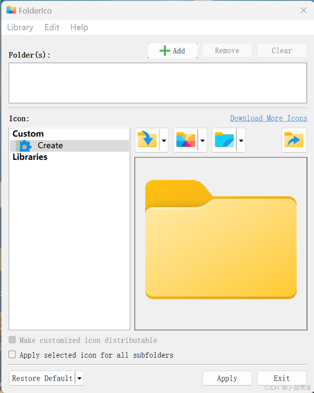 FolderIco文件夹颜色更改工具v8.1-资源V站