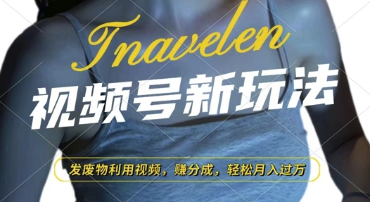 视频号新玩法，废物利用视频，撸分成收益，轻松月入过W【揭秘】-资源V站
