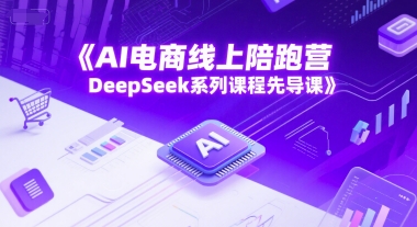 AI电商线上陪跑营，DeepSeek系列课程先导课-资源V站