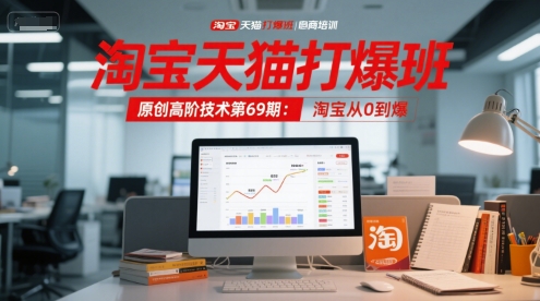 淘宝天猫打爆班原创高阶技术第69期：淘宝从0到爆-点点短视频网