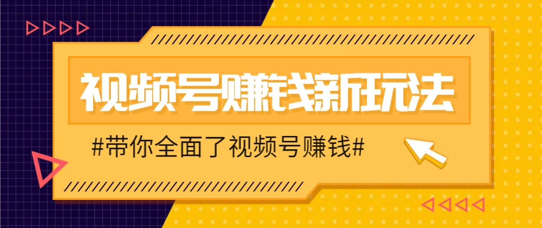 视频号短视频带货新玩法，用这个方法，一天佣金4407(附详细教程)-资源V站