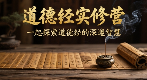 道德经实修营，一起探索道德经的深邃智慧-资源V站