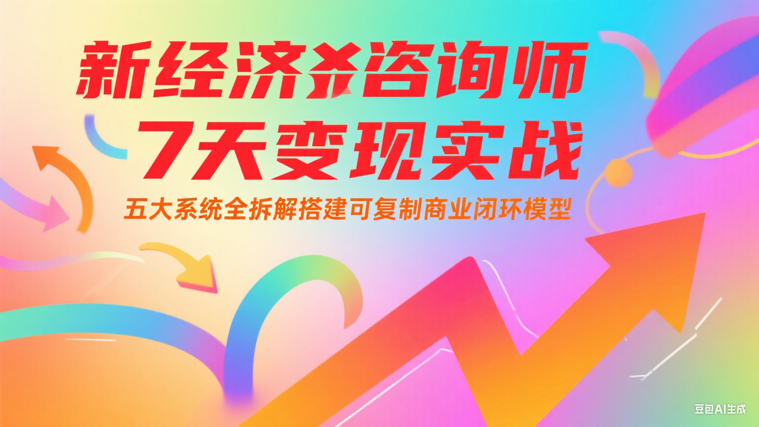 新经济咨询师 7 天变现实战：五大系统全拆解搭建可复制商业闭环模型-资源V站