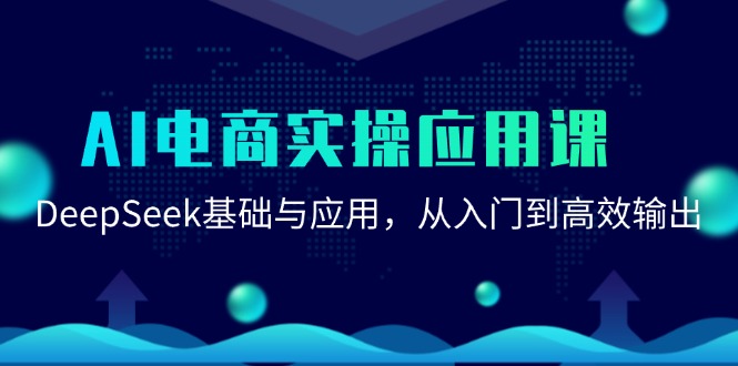 AI电商实操应用课：DeepSeek基础与应用，从入门到高效输出-资源V站