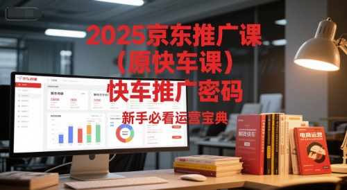 2025京东推广课(原快车课)解锁京东快车推广密码，新手必看运营宝典-资源V站