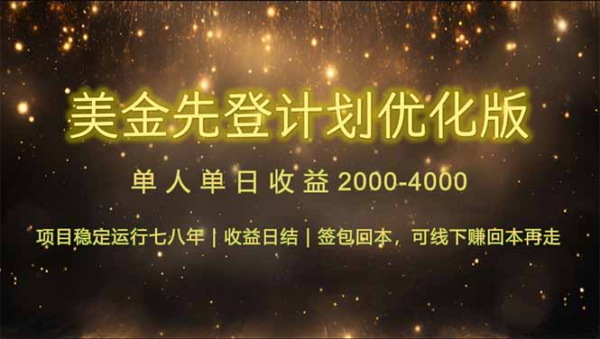 连续7-8年创单日收益冠军项目，日收益$600-1200-资源V站