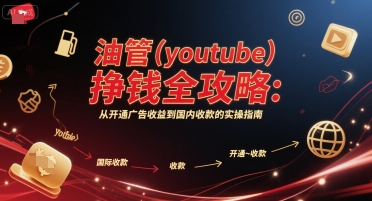 油管(youtube)挣钱全攻略：从开通广告收益到国内收款的实操指南-资源V站