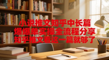 小说推文知乎中长篇爆单实操全流程分享，知乎推文看这一篇就够了-资源V站