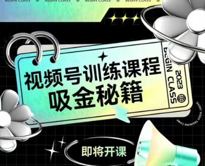 如何做好视频号，视频号训练课程，吸金秘籍-资源V站