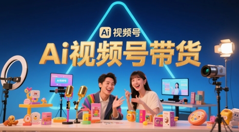 风口已至！AI视频号带货轻松月入过1W，99%的普通人却卡在内容制作门槛-资源V站