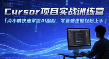 Cursor项目实战训练营，两小时快速掌握AI编程，零基础也能轻松上手-资源V站