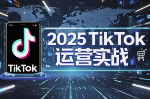 2025TikTok电商运营，掌握TikTok店铺运营核心技巧，实现低成本高转化-资源V站