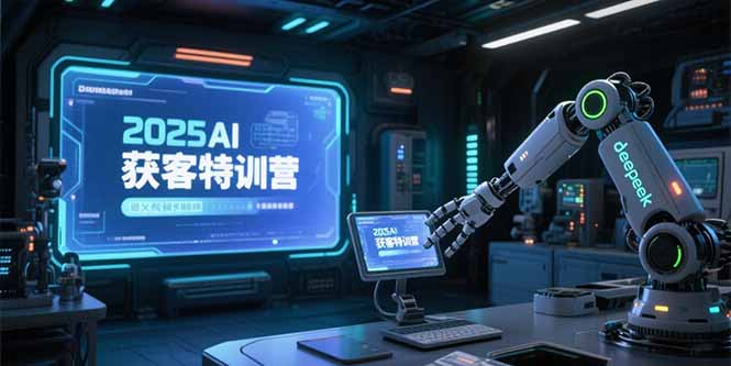 2025AI获客特训营，AI图文视频全制作，deepseek工具实操教学-资源V站