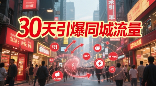 30天引爆同城流量：团购篇 认知篇 流量篇 来客篇 达人篇 老板人设IP篇 投流篇-资源V站